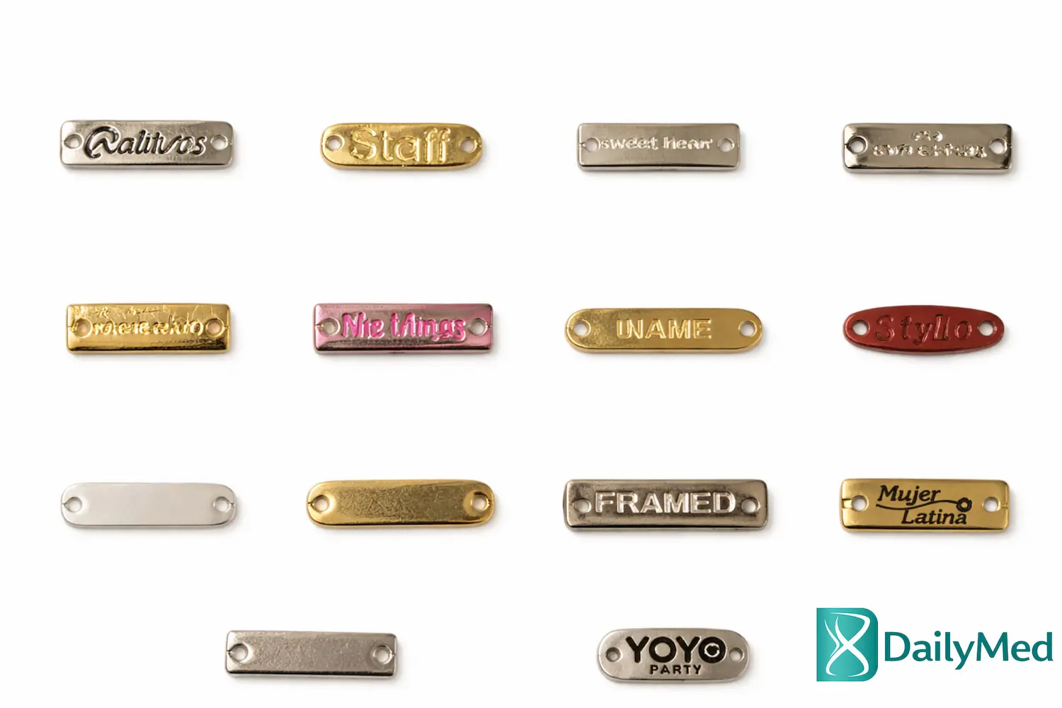 Custom charms for garments