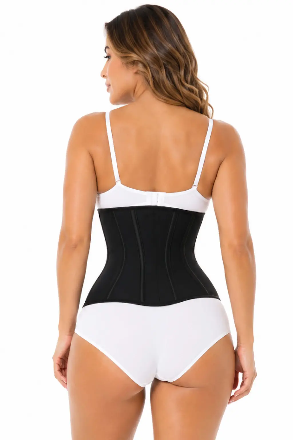 WT-012 cinturilla negra vista posterior